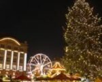 Grand Junction downtown tree lighting festive decorations