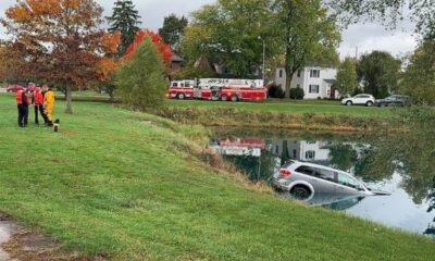Allen County pond accident, Xavier Bordley ice rescue,