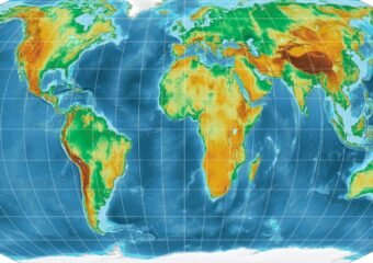 Equal Earth projection map