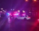 Fort Wayne Wells Street Christmas shooting scene