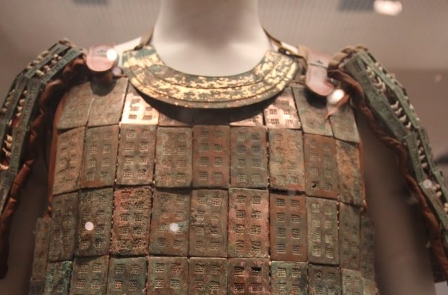 Han dynasty fish scale armor excavation