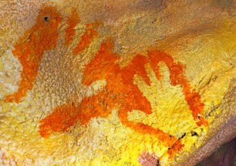 Hand Silhouettes in Maltravieso Cave