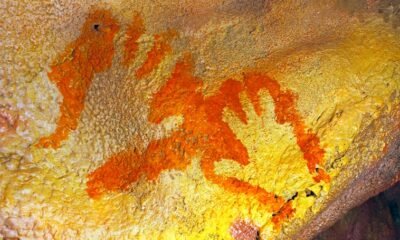Hand Silhouettes in Maltravieso Cave