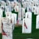 Patriot Guard Riders wreaths Veterans Memorial Cemetery Western Colorado