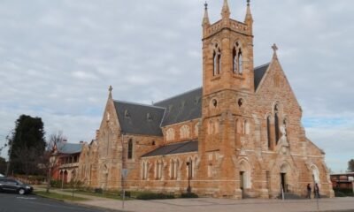 historic church, Wells County,