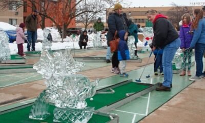 Winterval 2025 Fort Wayne ice carvings carnival market