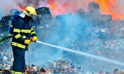 firefighter, lithium-ion battery
