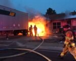 firefighters garage blaze Craig Colorado