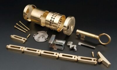 miniature Roman gold lock discovered in Germany