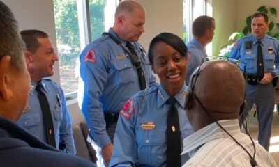 police officers, victims, vigil