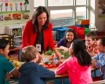 teachers preparing classroom new semester