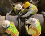 water main repair Grand Junction Colorado crews working