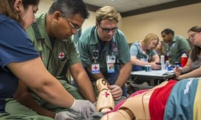 CPR training session