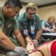 CPR training session
