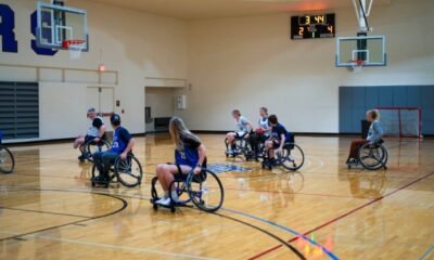 Grand Valley adaptive basketball game