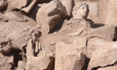 Hercules statue excavation Italy