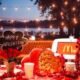 McDonald's Valentine's Day table setting