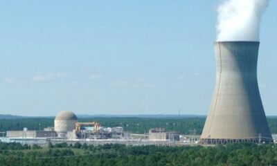 Nuclear power plant cooling towers