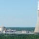 Nuclear power plant cooling towers