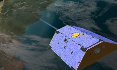 Antarctica gravity map satellite research