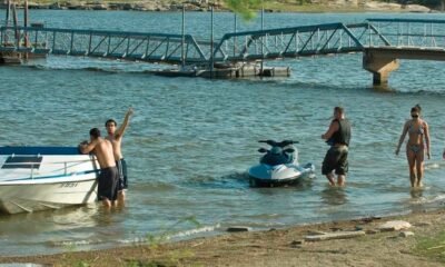Colorado state park boating lake
