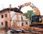 Fort Wayne abandoned demolished house debris