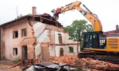Fort Wayne abandoned demolished house debris
