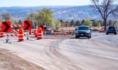 Mesa County road construction Orchard Mesa