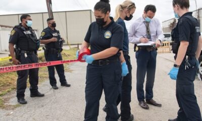 Texas crime scene police investigation