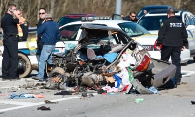 U.S. 27 highway crash scene