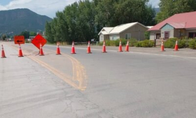 US Highway 6 road construction site