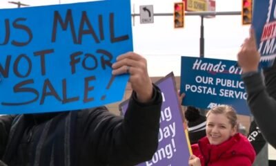 USPS protest rally mail service changes