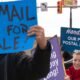 USPS protest rally mail service changes