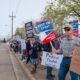 United States Postal Service protest signs