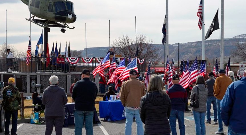 Vietnam War memorial ceremony Grand Junction