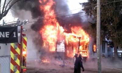 fort wayne apartment fire scene