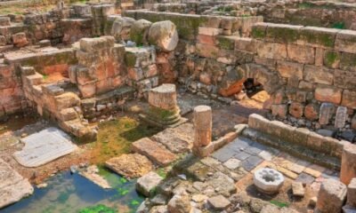 Banias church ruins, Jesus healing miracle site