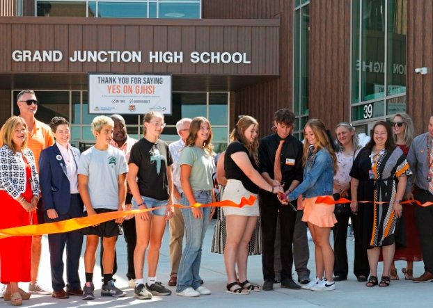 GJHS gym ribbon cutting