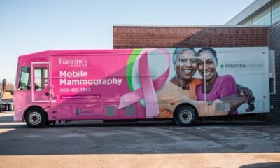 Parkview mobile mammography, Francine’s Friends coach 2025