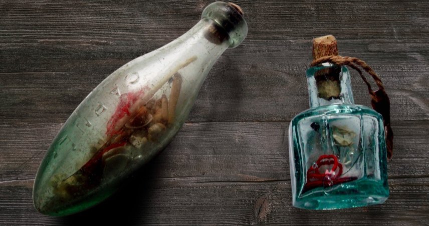 Victorian chimney archaeology, anti-witchcraft relic