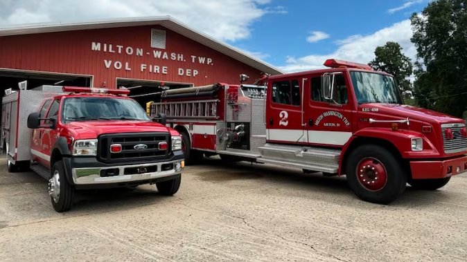 Wayne County Indiana firefighter tribute Scott Adams