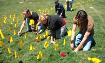 colorado mesa university holocaust awareness flag display 2025