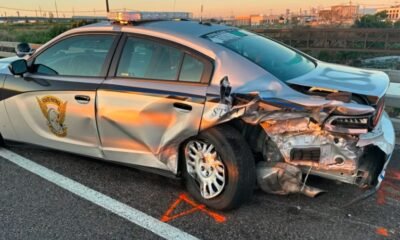 colorado state patrol vehicle crash scene 38 road palisade