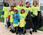 fort wayne great american cleanup volunteers at headwaters park