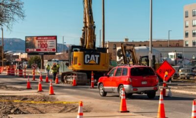 grand junction colorado road construction crews working site