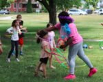 natural playground parkview ymca fort wayne children playing