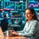 worried investor checking 401k balance during stock market crash