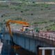 Blue Mesa Reservoir bridge CDOT U.S. 50 painting construction traffic