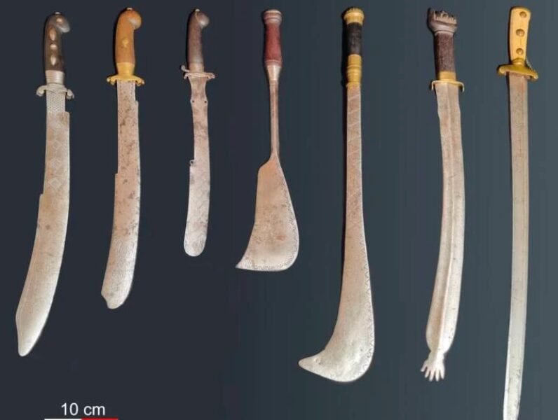 Dahomey swords West Africa metallurgy neutron tomography Mino warriors Benin