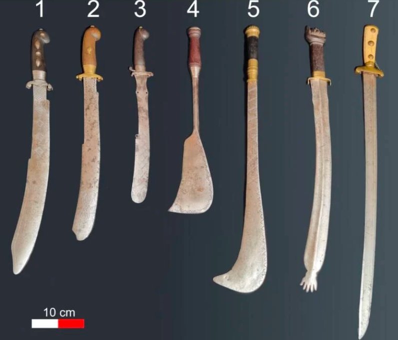 Dahomey swords West Africa metallurgy neutron tomography Mino warriors Benin